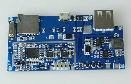 Купить FR4 PCB Assembly with White Silk Screen and 0.1mm Min Line Spacing online manufacture